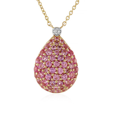 Collier en or et Saphir parme (Adela Gold)