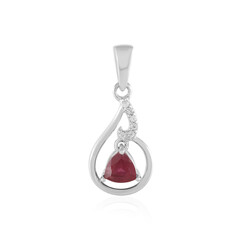Pendentif en argent et Rubis de Madagascar