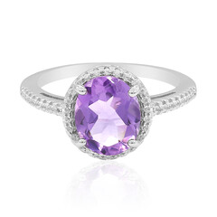 Bague en argent et Améthyste
