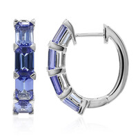 Boucles d'oreilles en or et Tanzanite AAA (CIRARI)