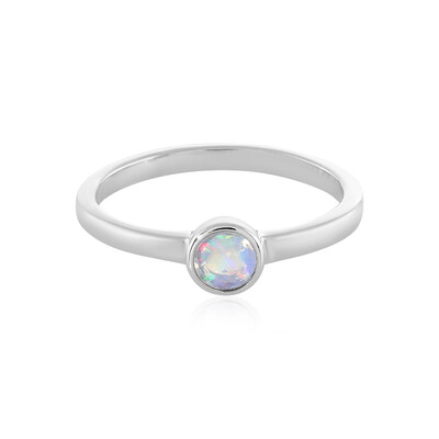 Bague en argent et Opale Welo