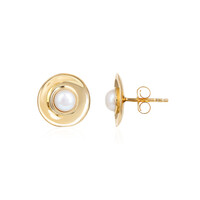 Boucles d'oreilles en argent et Perle de culture d'eau douce
