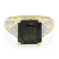 Bague pour homme en or et Tourmaline de Santa Rosa