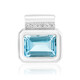 Pendentif en argent et Topaze bleu ciel (MONOSONO COLLECTION)