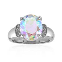 Bague en argent et Quartz Rayon de Lune