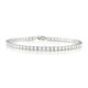 Bracelet en argent et Topaze blanche