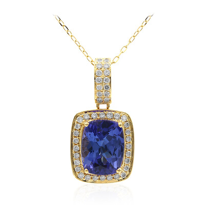 Collier en or et Tanzanite AAA (CIRARI)