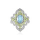 Bague en argent et Topaze bleu ciel
