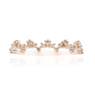 Bague en or et Diamant rose de France SI1 d'Argyle  (Annette)