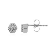 Boucles d'oreilles en argent et Diamant I3 (H)
