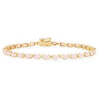 Bracelet en argent et Opale Welo