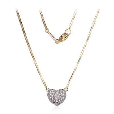 Collier en laiton et Diamant I3 (I) (Juwelo Style)