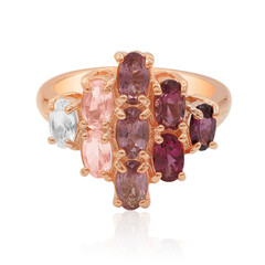 Bague en argent et Grenat Rhodolite
