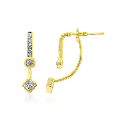 Boucles d'oreilles en or et Diamant SI1 (G) (Annette)