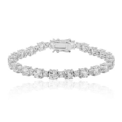 Bracelet en argent et Topaze blanche