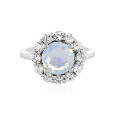 Bague en argent et Opale Welo
