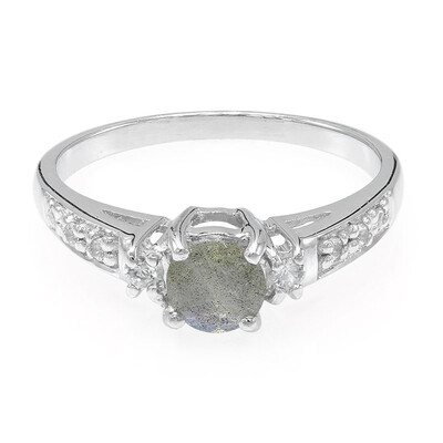 Bague en argent et Spectrolite