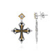 Boucles d'oreilles en argent et Zircon (Dallas Prince Designs)