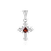 Pendentif en argent et Grenat du Mozambique