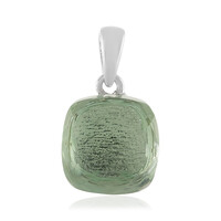 Pendentif en argent et Améthyste verte