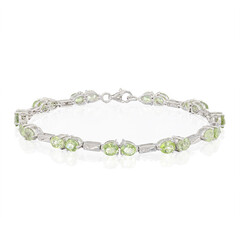 Bracelet en argent et Tourmaline Paraïba