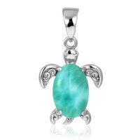 Pendentif en argent et Larimar