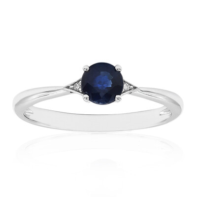 Bague en or et Saphir de Ceylan