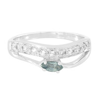 Bague en argent et Saphir de Tanzanie