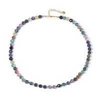 Collier en argent et Fluorite d'Argentine