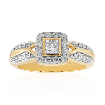 Bague en or et Diamant IF (D) (Annette)