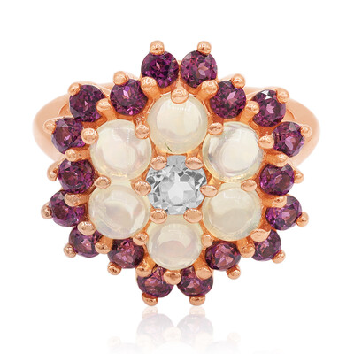 Bague en argent et Opale Welo