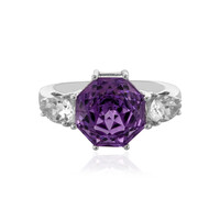 Bague en argent et Améthyste de Zambie