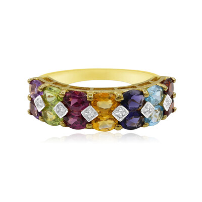 Bague en argent et Grenat Rhodolite
