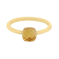 Bague en argent et Citrine