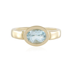 Bague en argent et Topaze bleu ciel