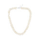 Collier en argent et Perle blanche de culture d'eau douce (TPC)