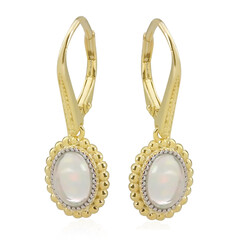 Boucles d'oreilles en argent et Opale Welo
