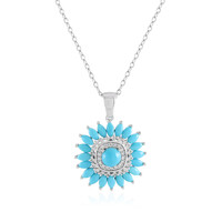 Collier en argent et Turquoise Sleeping Beauty