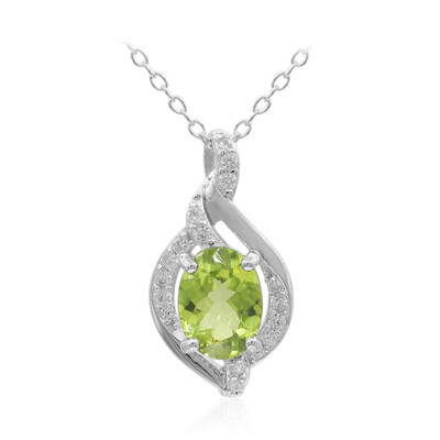Collier en argent et Péridot