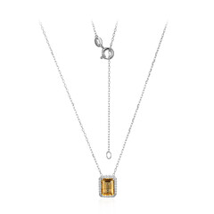 Collier en argent et Citrine