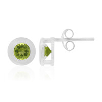 Boucles d'oreilles en argent et Péridot