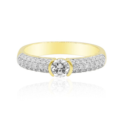 Bague en or et Diamant IF (D) (Annette)