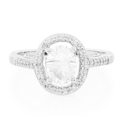 Bague en argent et Pétalite