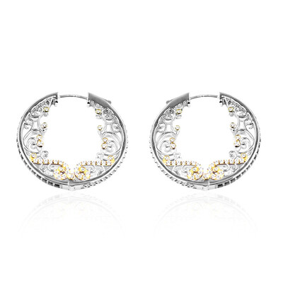 Boucles d'oreilles en argent et Grenat du Mozambique (Dallas Prince Designs)