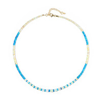 Collier en argent et Opale Welo