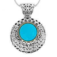 Collier en argent et Turquoise de Sonora