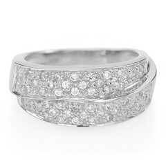 Bague en argent et Zircon