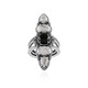Bague en argent et Howlite (Desert Chic)
