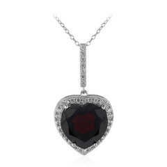 Collier en argent et Grenat d'Inde