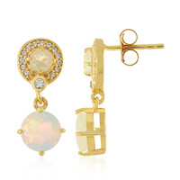 Boucles d'oreilles en argent et Opale Welo
